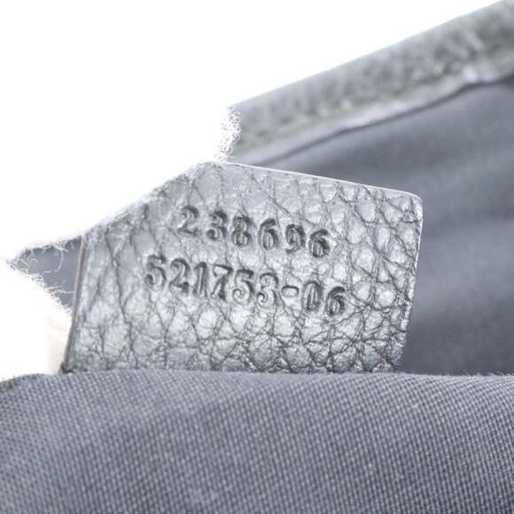 Gucci GG Canvas Leather Tote Bag (238696) - Black, Men's - Picture 9 of 9